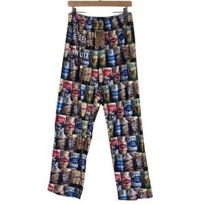NWT Brief Insanity Pajama Pants Mens L Multicolor Beers of Minnesota Quirky